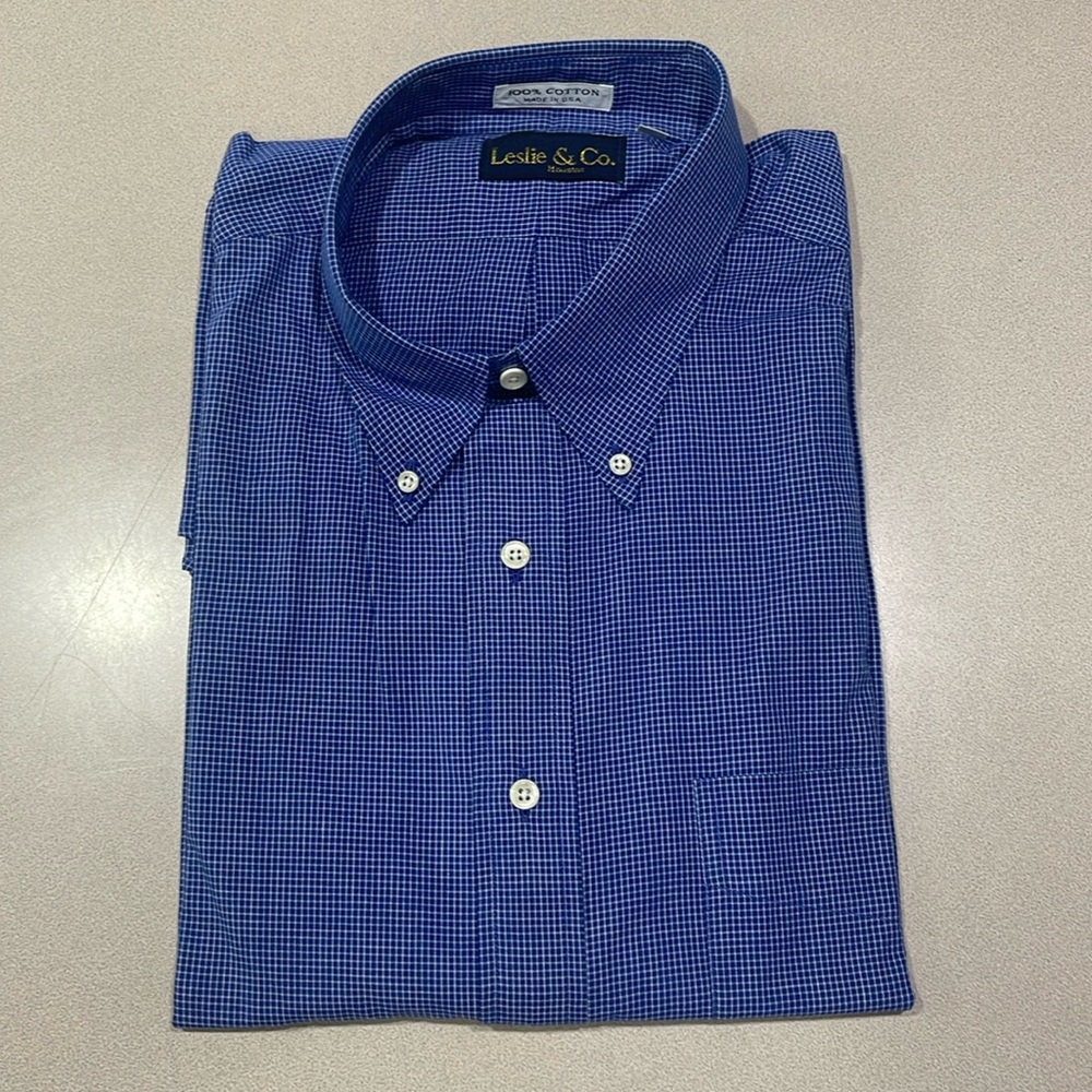 Men’s Leslie & Co long sleeve button-down shirt NWT XL